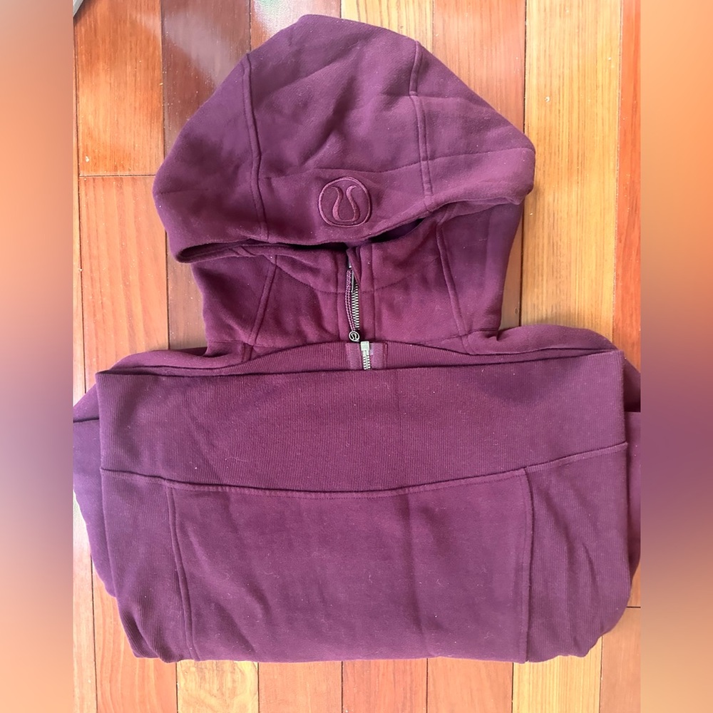 lululemon athletica Maroon Hoodie Jacket